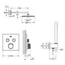 Grohe душевая система grohtherm smartcontrol (26405SC1) (26405SC1) фото 2 Aquada.com.ua