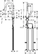 HANSGROHE  Смеситель для кухни, однорычажный, 160, с вытяжным душем TALIS M51 (73850000) фото 2 Aquada.com.ua
