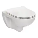 ROCA VICTORIA Rimless унитаз подвесной с крышкой slim slow-closing (A34H398000) фото 1 Aquada.com.ua
