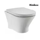 ROCA NEXO Rimless подвесной унитаз с сиденьем slow-closing (в упак.) (A34H64L000) фото 1 Aquada.com.ua