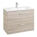 ROCA VICTORIA BASIC тумба с умывальником 70см, цвет береза (A855853422) фото 1 Aquada.com.ua