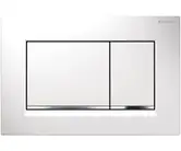 Geberit Sigma 30 Клавіша змиву, білий/хром (115.883.KJ.1)
