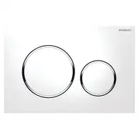 Geberit Sigma 20 Клавиша смыва, белый/хром глянец (115.882.KJ.1)