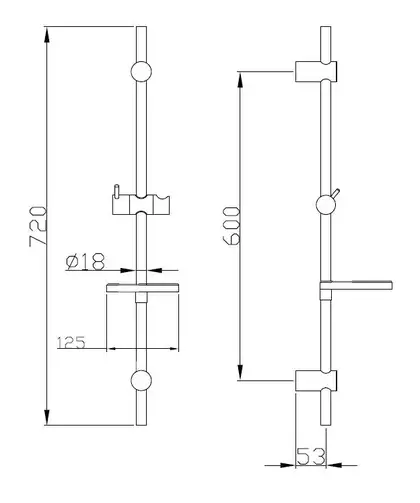 IMPRESE Набор смесителей для ванны (3 в 1) kit20080 фото 3 Aquada.com.ua