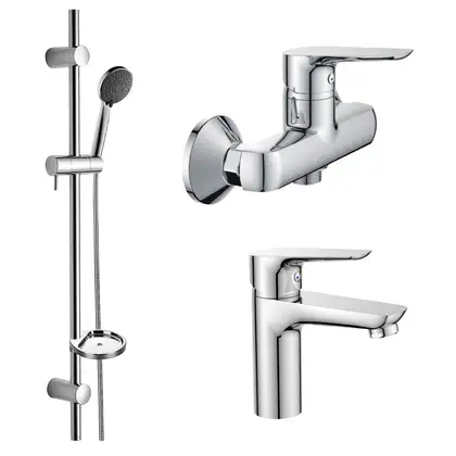 IMPRESE Набор смесителей (3 в 1) kit21082, душ фото 1 Aquada.com.ua