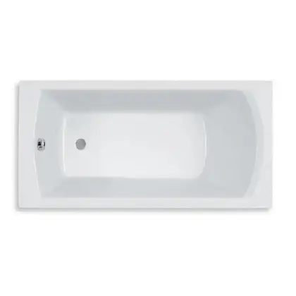 ROCA LINEA ванна 150*70см прямоугольная, с ножками в комплекте, объем 165л (A24T010000) фото 1 Aquada.com.ua