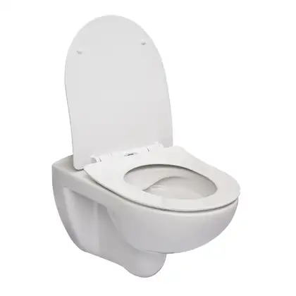 ROCA VICTORIA Rimless унитаз подвесной с крышкой slim slow-closing (A34H398000) фото 3 Aquada.com.ua