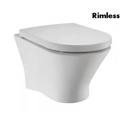 ROCA NEXO Rimless подвесной унитаз с сиденьем slow-closing (в упак.) (A34H64L000) фото 1 Aquada.com.ua