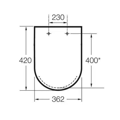 ROCA MERIDIAN-N компакт сиденье на унитаз (slow-closing ) (A8012AC004) фото 2 Aquada.com.ua