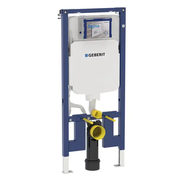GEBERIT DUOFIX монтажный элемент для подвесного унитаза, 114 cм, со смывным бачком скрытого монтажа Sigma 8 cм (111.796.00.1) фото 1 Aquada.com.ua