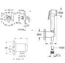 Grohe Набор BauFlow 3 в 1 для туалета (121645) фото 2 Aquada.com.ua