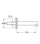 Grohe Concetto Излив для ванны (13280001) фото 2 Aquada.com.ua
