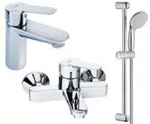 Grohe Комплект смесителей BauEdge 3 в 1 для ванной (123365S)