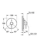 Grohe Atrio Смеситель однорычажный для ванны (19459001) фото 2 Aquada.com.ua