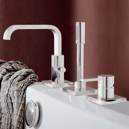 Grohe Allure Смеситель однорычажный для ванны на 3 отверстия (19316000) фото 2 Aquada.com.ua