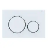 Geberit Sigma 20 Клавиша смыва, белый мат/хром (115.882.JT.1)