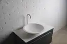 VOLLE Умывальник 51,5*10,5см накладной каменный круглый Solid surface (13-40-856) фото 1 Aquada.com.ua