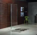 VOLLE Стенка Walk-In 40*190см, каленое прозрачное стекло 8мм (18-07-40) фото 3 Aquada.com.ua