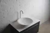 Volle Умивальник накладний Solid Surface, круглий 51,5см (13-40-856)