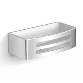 Volle TEO душевая полочка настенная, хром, с пластиковой вставкой White (15-88-755W)
