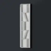 Volle Пенал 30*20*145см подвесной открытый каменный Solid surface (18-40-427)