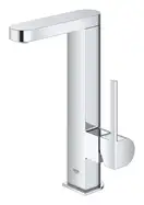 Смеситель для раковины высокий Grohe Plus L-Size с выдвижным изливом (цвет - хром), с донным клапаном (23844003) фото 1 Aquada.com.ua