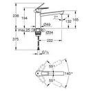 Смеситель для кухни Grohe Bau Loop (цвет - хром) (31706000) фото 2 Aquada.com.ua