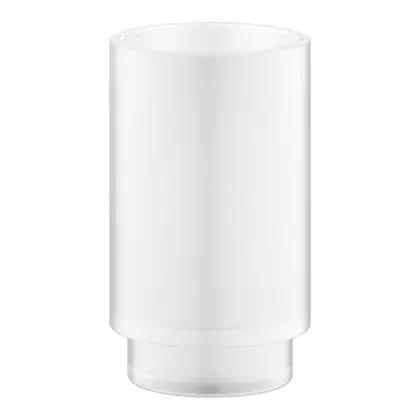 Стакан для зубных щёток, без держателя Grohe Selection, стекло матовое (41029000) фото 1 Aquada.com.ua