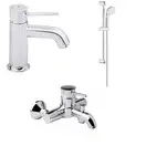 GROHE BauClassic Комплект змішувачів для ванни з душовим гарнітуром (123868S) фото 1 Aquada.com.ua