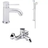 Grohe BauClassic Комплект змішувачів для ванни з душовим гарнітуром (123868S)