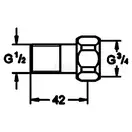 GROHE Запасна частина Аквадиммер (12433000) фото 2 Aquada.com.ua
