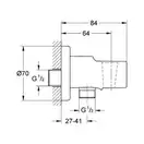 GROHE Підключення душового шлангу Relexa  (28628000) фото 4 Aquada.com.ua
