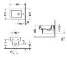 Биде подвесное Duravit Vero 54х37 см, цвет белый (2239150000) фото 2 Aquada.com.ua