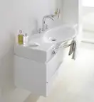 LAUFEN PALACE тумба 119,5*37,5см для умывальника 811704, 812704, белый (H4013010754631) фото 4 Aquada.com.ua