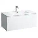 LAUFEN PRO S тумба, в комплекте с умывальником 100*50см, белый глянец (H8609654751041) фото 1 Aquada.com.ua