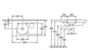 VILLEROY & BOCH JOYCE умывальник 80*49см (41078101) фото 2 Aquada.com.ua