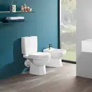 Унитаз с вертикальным выпуском Villeroy & Boch O.Novo (с сиденьем Soft Close) (5661T301) фото 4 Aquada.com.ua