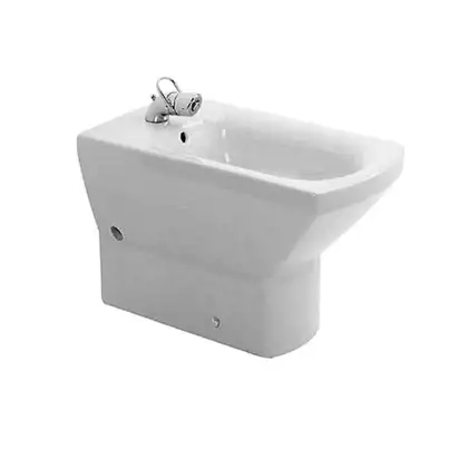 Напольное биде Duravit Caro, с переливом, цвет белый (0290100000) фото 1 Aquada.com.ua