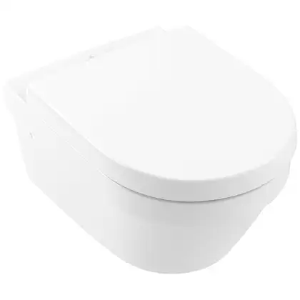 VILLEROY & BOCH ARCHITECTURA  NEW унитаз подвесной 37*53см, DirectFlush, в комплекте с сидением с функцией Slow closing (4694HR01) фото 1 Aquada.com.ua