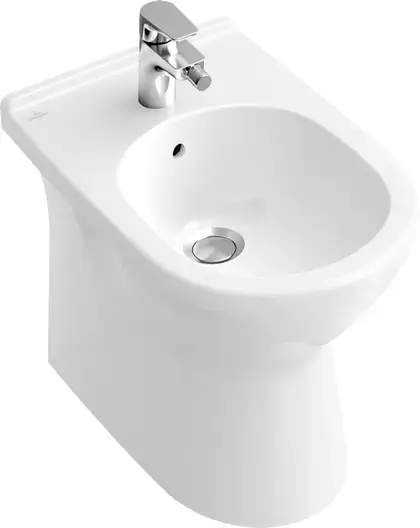 Биде напольное Villeroy & Boch O.Novo 57х36 см (альпийский белый) (54610001) фото 1 Aquada.com.ua