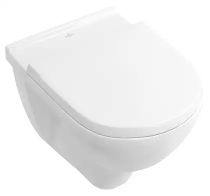 VILLEROY & BOCH O.NOVO унитаз подвесной DirectFlush, с крышкой для унитаза, с функцией Soft Closing (5660HR01) фото 1 Aquada.com.ua