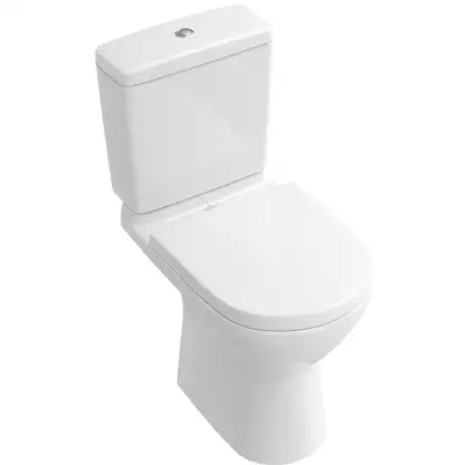 Унитаз с вертикальным выпуском Villeroy & Boch O.Novo (с сиденьем Soft Close) (5661T301) фото 1 Aquada.com.ua