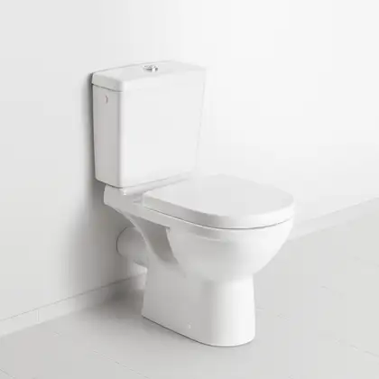 Унитаз с вертикальным выпуском Villeroy & Boch O.Novo (с сиденьем Soft Close) (5661T301) фото 3 Aquada.com.ua