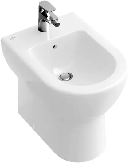 VILLEROY & BOCH SUBWAY биде 37*56см напольное с 1 отв. под смеситель, цвет белый С+ (741000R1) фото 1 Aquada.com.ua