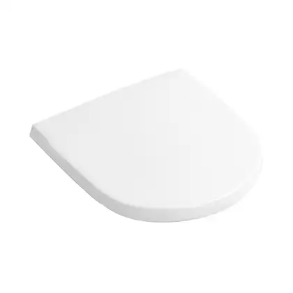 VILLEROY & BOCH O.NOVO сидение на унитаз с функцией slow closing (9M38S101) фото 1 Aquada.com.ua