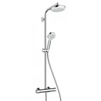 GROHE Душевая система с термостатом Hansgrohe Crometta 100 (цвет - хром) (27265400) фото 1 Aquada.com.ua