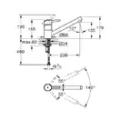 Смеситель для кухни, однорычажный Grohe Concetto New (32659001) фото 2 Aquada.com.ua
