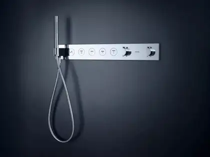 Термостат для скрытого монтажа Axor ShowerSolutions 670/90 на 5 потребителей (цвет - хром) (18358000) фото 2 Aquada.com.ua Термостат для скрытого монтажа Axor ShowerSolutions 670/90 на 5 потребителей (цвет - хром) (18358000) фото 2 Aquada.com.ua