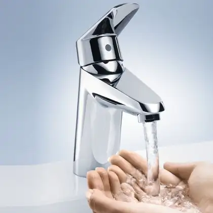 Смеситель для раковины Grohe Eurodisc Cosmopolitan (цвет - хром) (33183002) фото 3 Aquada.com.ua