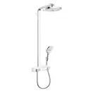 Душевая система с термостатом Hansgrohe Raindance Select E Showerpipe 300 2jet с ShowerTablet Select 300 (цвет - хром/белый) (27126400) фото 1 Aquada.com.ua